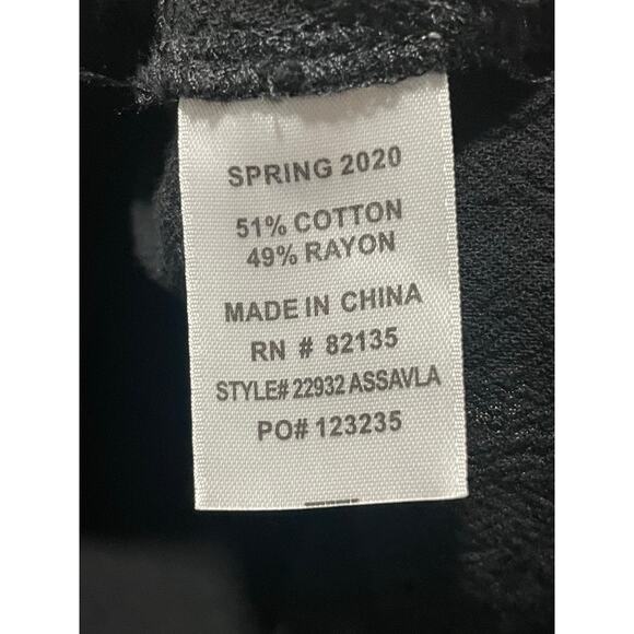 Fresh Produce Shirt Short Sleeve Crew Neck Tee Womens Large Black 22932 ASSAVLA - Picture 6 of 6